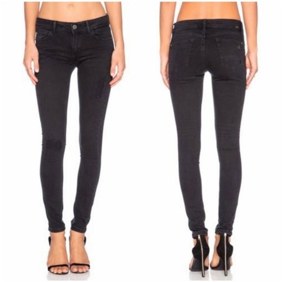 DL1961 Florence Insta Sculpt Distressed Black Jean - Picture 16 of 16